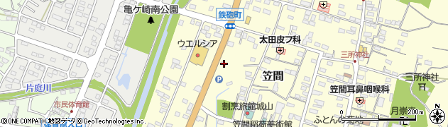 茨城県笠間市笠間83周辺の地図