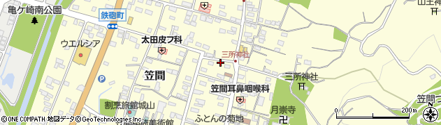 茨城県笠間市笠間1153周辺の地図