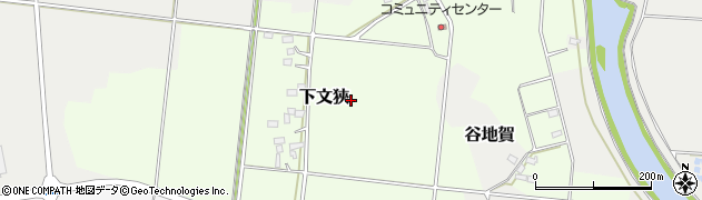 栃木県下野市下文狹周辺の地図
