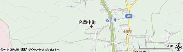 栃木県足利市名草中町周辺の地図
