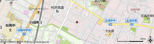 石川県小松市北浅井町舟津周辺の地図