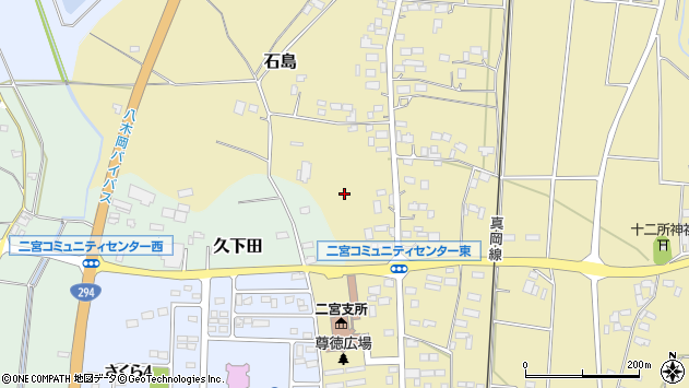 〒321-4507 栃木県真岡市石島の地図
