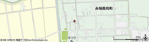 群馬県伊勢崎市赤堀鹿島町1325周辺の地図