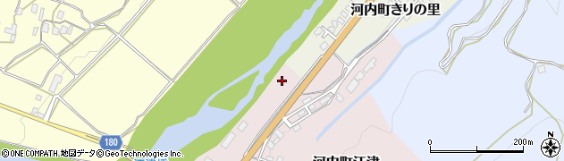 石川県白山市河内町江津（甲）周辺の地図