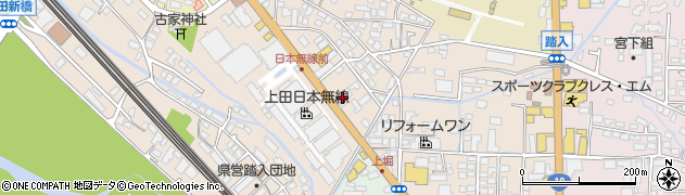 ヒオキ楽器　ユニスタイル・上田センター周辺の地図