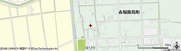 群馬県伊勢崎市赤堀鹿島町1320周辺の地図