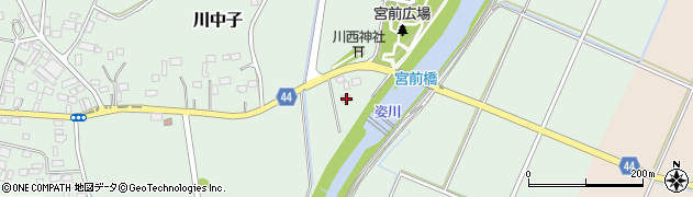 栃木県下野市川中子2184周辺の地図