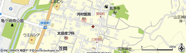 茨城県笠間市笠間225周辺の地図