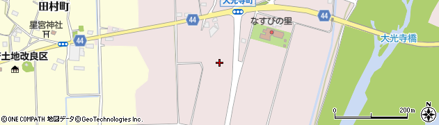 栃木県栃木市大光寺町周辺の地図