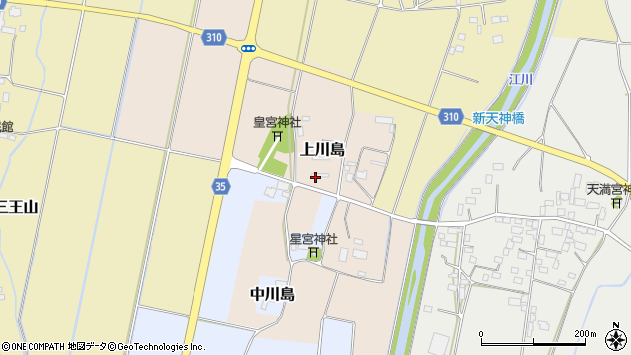 〒323-0103 栃木県下野市上川島の地図