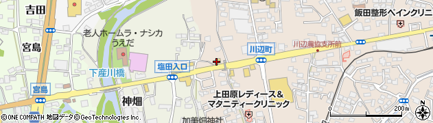 マクドナルド１４３上田原店周辺の地図