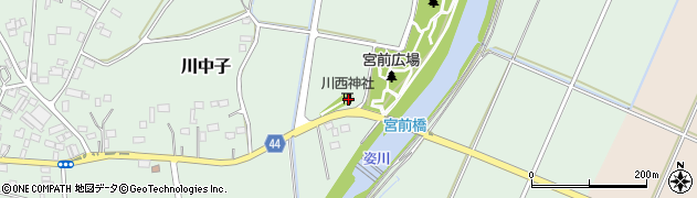 栃木県下野市川中子2165周辺の地図