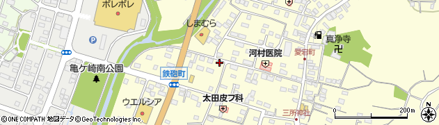茨城県笠間市笠間215周辺の地図