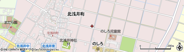 石川県小松市北浅井町周辺の地図