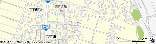 石川県小松市吉竹町周辺の地図