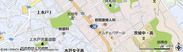 茨城県水戸市末広町周辺の地図