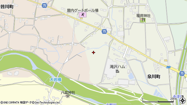 〒328-0062 栃木県栃木市泉川町の地図