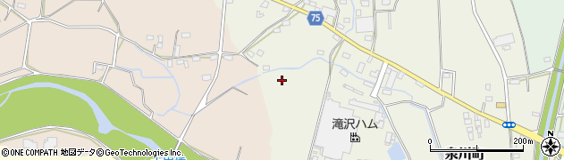 栃木県栃木市泉川町周辺の地図