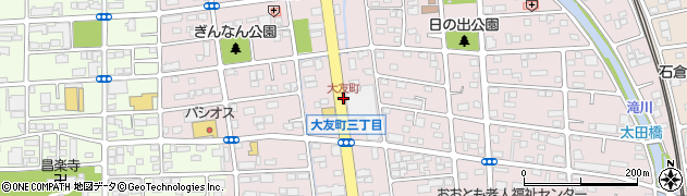 大友町周辺の地図