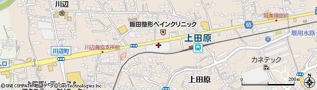 長野県上田市上田原周辺の地図