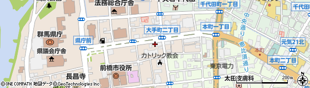 粕川秀次行政書士事務所周辺の地図