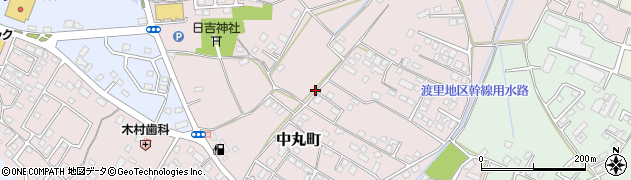 茨城県水戸市中丸町周辺の地図