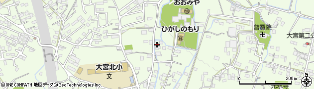 栃木県　警察本部栃木警察署大宮町駐在所周辺の地図