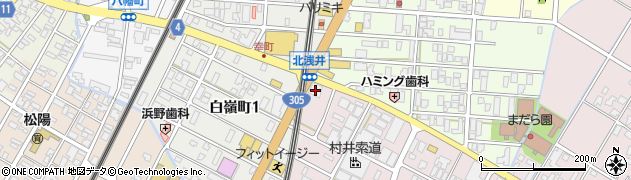 金沢信用金庫小松中央支店周辺の地図