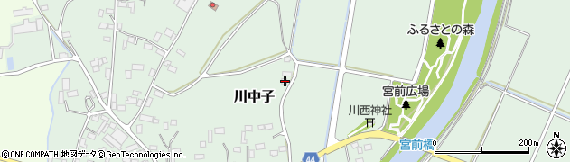 栃木県下野市川中子2652周辺の地図
