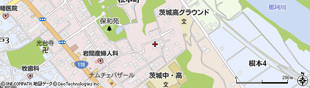 茨城県水戸市松本町6周辺の地図