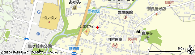 茨城県笠間市笠間256周辺の地図