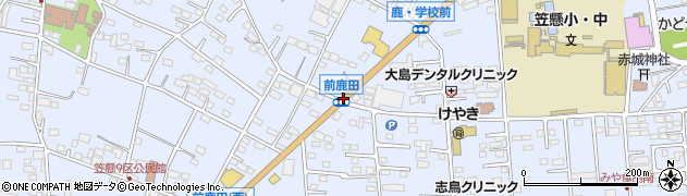 前鹿田周辺の地図