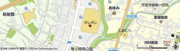笠間ショッピングセンター　ポレポレシティファッションシューズピコット周辺の地図