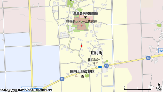 〒328-0004 栃木県栃木市田村町の地図