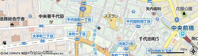 戸隠蕎麦 山故郷 スズラン前橋店周辺の地図