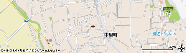 群馬県高崎市中里町425周辺の地図