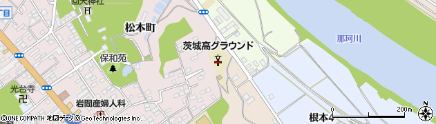 茨城県水戸市松本町8周辺の地図