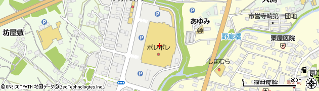 イオン笠間店周辺の地図