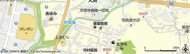 茨城県笠間市笠間302周辺の地図