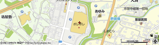 セリアイオン笠間店周辺の地図