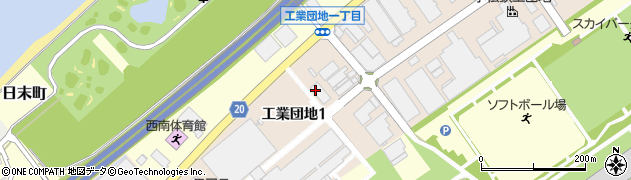 上田運輸株式会社　コマニー物流センター周辺の地図