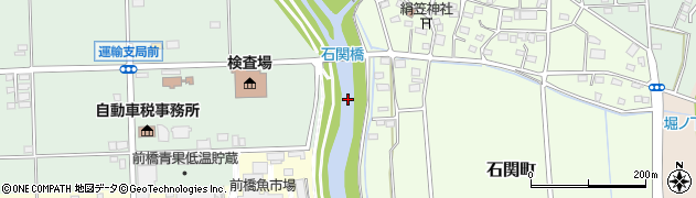 石関橋周辺の地図