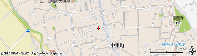 群馬県高崎市中里町424周辺の地図