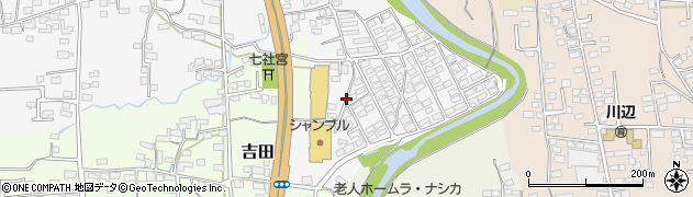 長野県上田市築地（東築地）周辺の地図