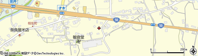 茨城県笠間市笠間709周辺の地図