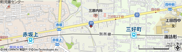 長野銀行三好町支店周辺の地図