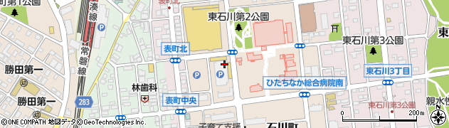 ひたちなか薬局勝田店周辺の地図