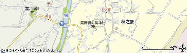 美穂須々美神社周辺の地図
