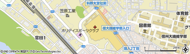 八十二銀行イオン上田ショッピングセンター ＡＴＭ周辺の地図