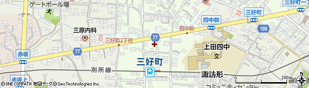 クリーニングアピア　三好町店周辺の地図
